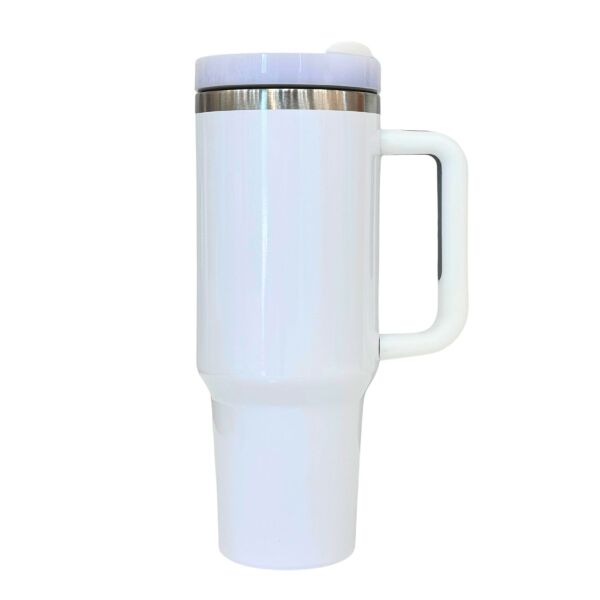 40oz Stanley White Tumbler Thumbnail