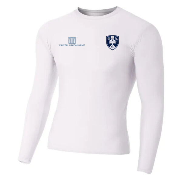 Sailing - Adult Unisex EDS Athlete White Rash Guard Thumbnail