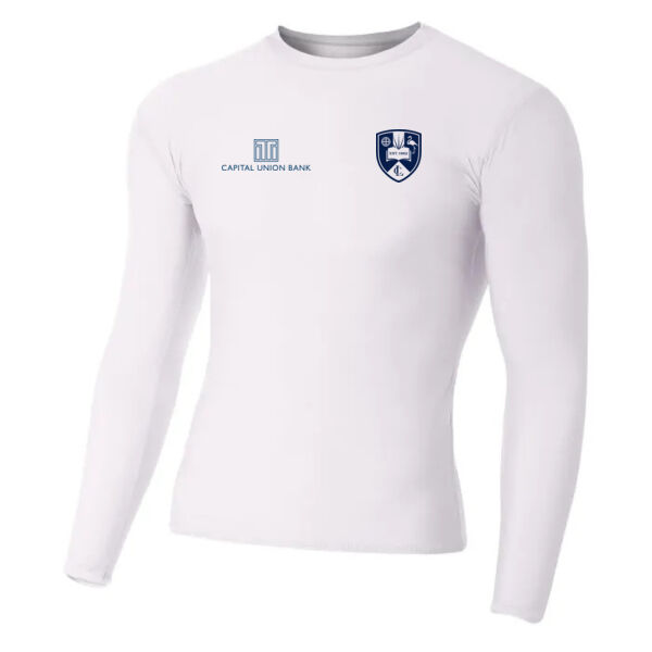 Sailing - Youth Unisex EDS Athlete White Rash Guard Thumbnail