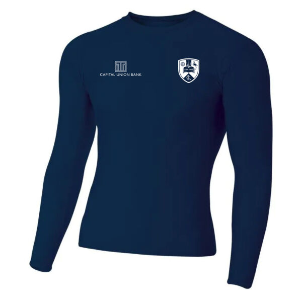 Sailing - Youth Unisex EDS Athlete Navy Rash Guard Thumbnail