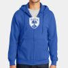Tall Essential Fleece Full Zip Hooded Sweatshirt Thumbnail
